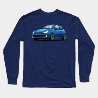 Peugeot 206 RC - Blue Long Sleeve T-Shirt